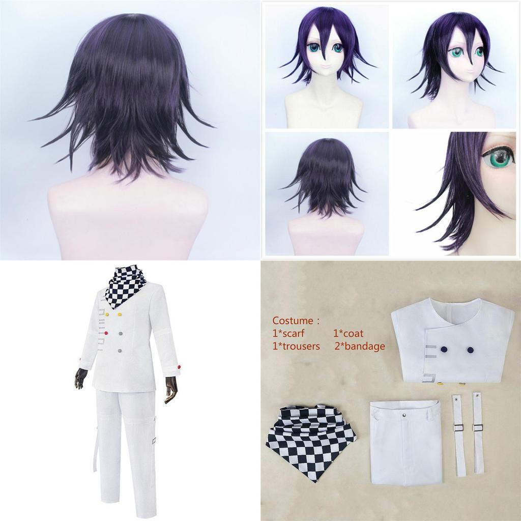 Authentic Danganronpa V3 Ouma Kokichi Cosplay Costume Full School Uniform Set