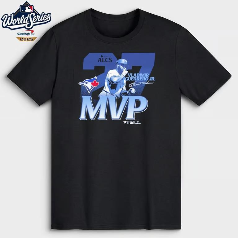Guerrero Jr. Blue Jays 2025 American League Championship Series MVP T-Shirt Unisex T-Shirt M
