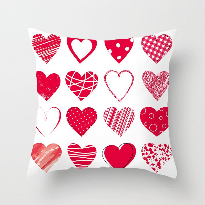 New Valentine's Day Pillowcase, Holiday Gift Home Decoration Pillow Cushion Cover, Love Pillow