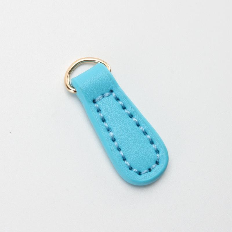 5 Stück Echtes Leder Reißverschluss Zipper Puller Kopf Kleidung Gepäck Zubehör Rucksack Reißverschluss Schnalle Anhänger Zuglasche Nähen Reißverschluss