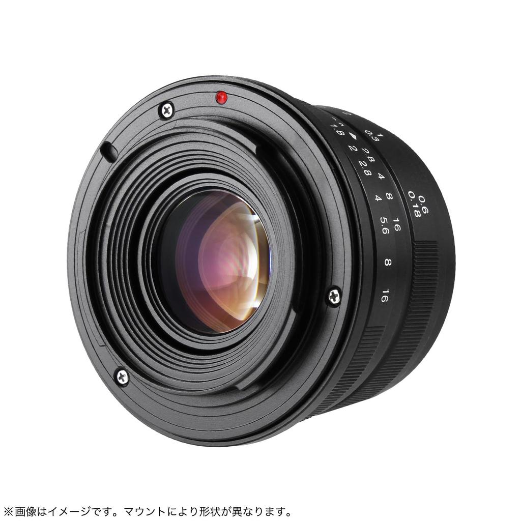 7artisans 25mm Z Mount Single Focus Lens for Nikon Chinese MF Manual Focus Black F1.8 Z, APS-C,