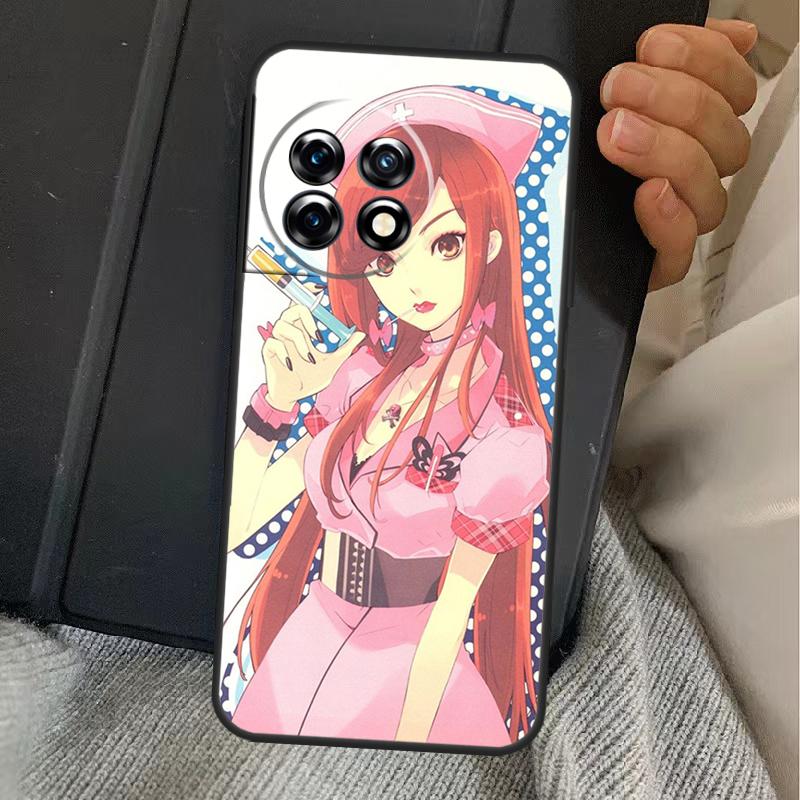 

Sexy Anime Nurse Case For OnePlus 13T 10T 8T 10R 12R 13R 15 13 12 11 10 9 Nord CE 5 2 3 4 Lite N20 N30 Cover OnePlus 9