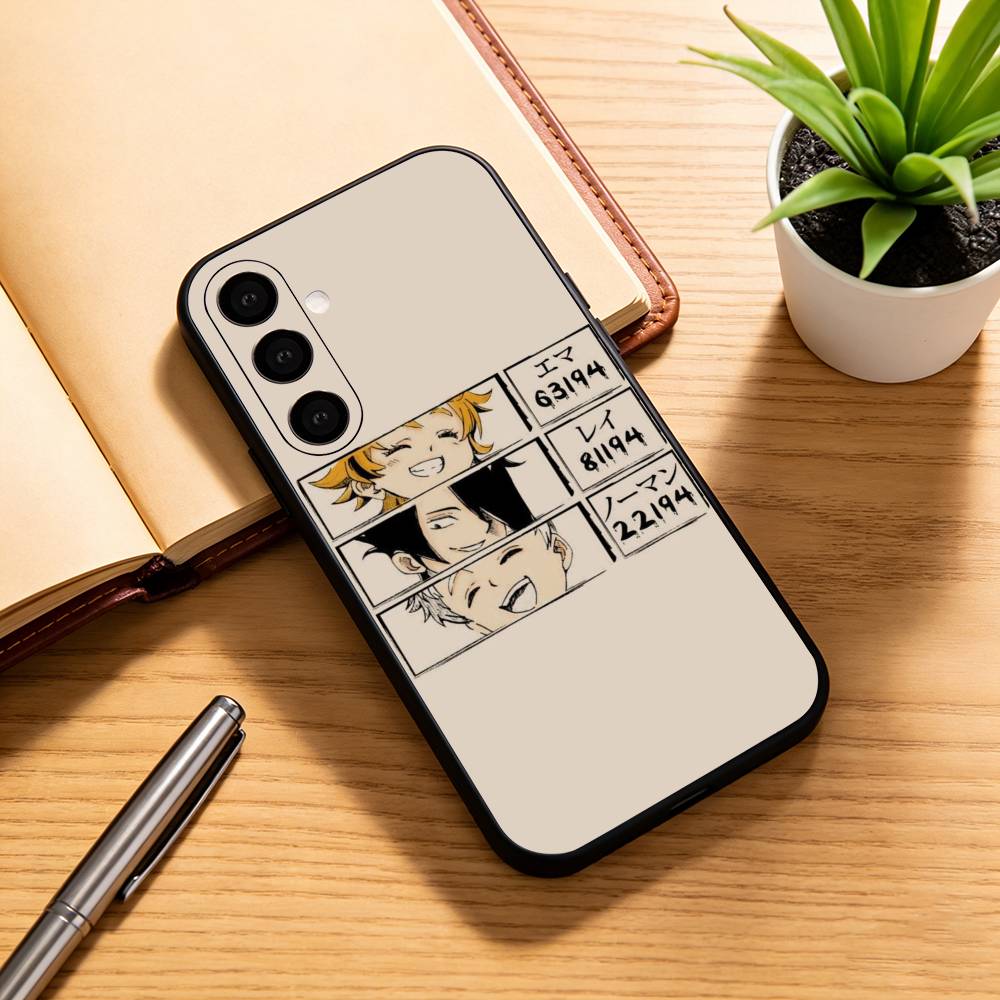 The Promised Neverland E-N-R Phone Case For Samsung Galaxy A73,A72,A71,A70,A53,A52,A51,Soft Silicone Black Cover