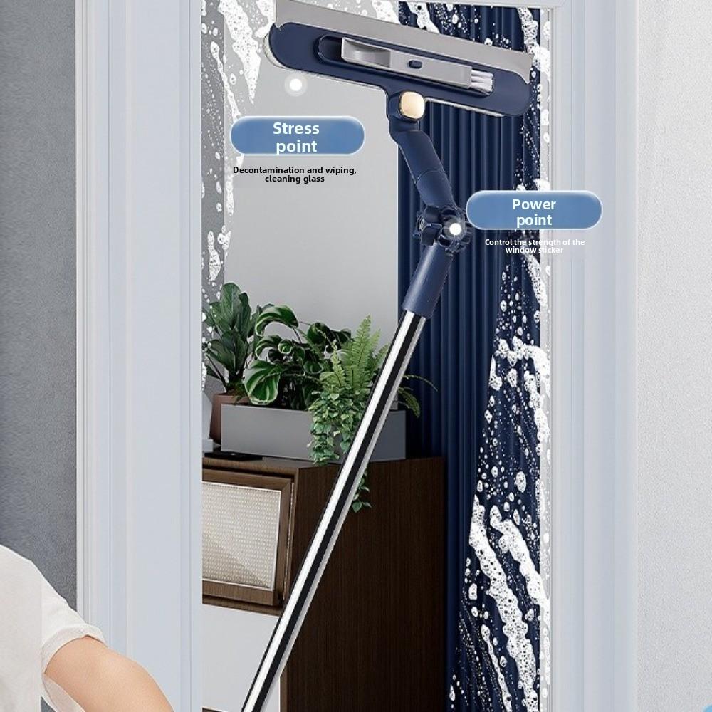 Efficient Glass Cleaning Artifact Adjustable Window Mop Scalable Cleaner  Household Cleaning