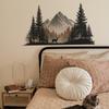 Creative Simulation 3D Green Pine Snow Mountain Bedroom, Living Room and Home Decoration Wall Stickers