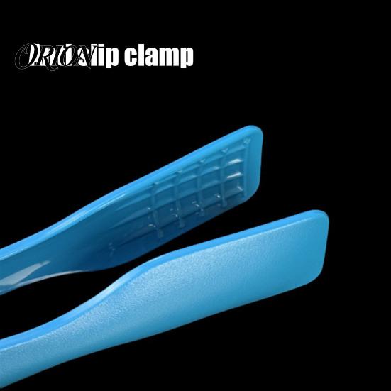 Wear-resistant Food Clip 2PCS Plastic Ice Clamp, with Anti-Slip Tooth Pattern, Durable Food-grade Tongs Multi-Use Tongs, for Cubes Bread Kitchen
