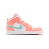 New Jordan Air Jordan 1 Mid Top Kids Lifestyle Shoes White Orange Children Aged 3 7 Years Old AT4612-814