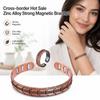 Retro Style Women Men Magnetic Bracelet Wheel-patterned Men Bangle Wristband  Festival Party