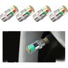 4 PCS Tire Pressure Monitor Valve Stem Caps, 2.4Bar 36PSI Car Tire Pressure Monitor Sensor Indicator with 3-Color Eye Alert, Universal Valve Stem