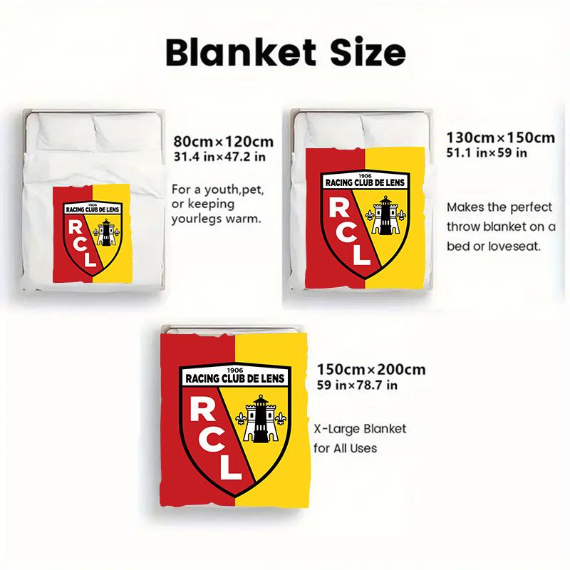 RC Lens 2D Flat Pattern Flannel Blanket High quality All Seasons Warmth and Comfort Perfect for Christmas Gifts.