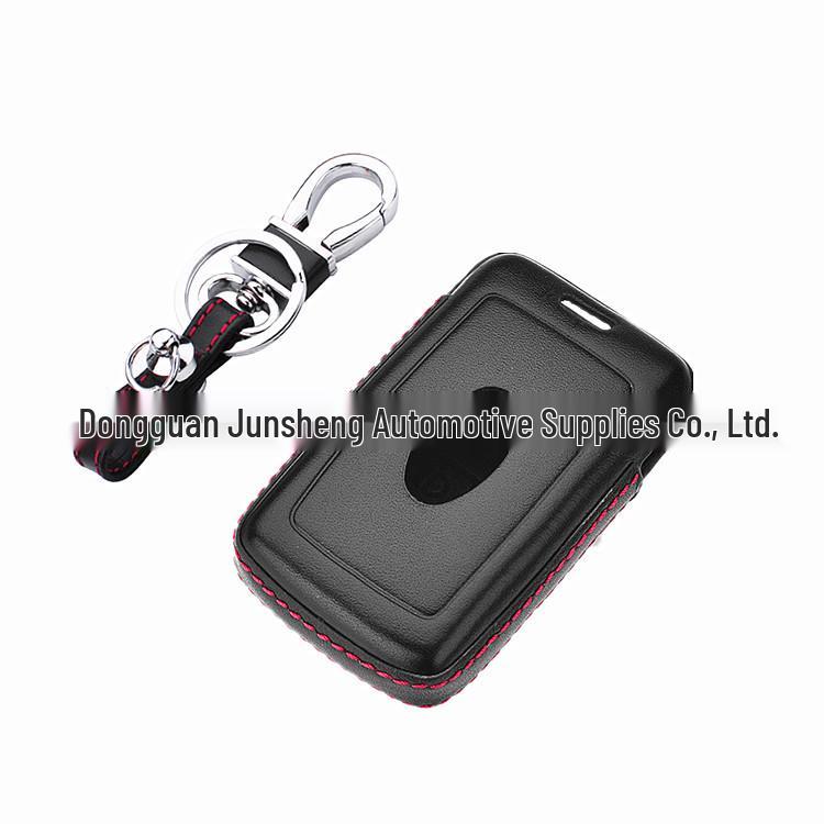 4D Genuine Leather Protective Case for 2018 Range Rover 5-Button Key