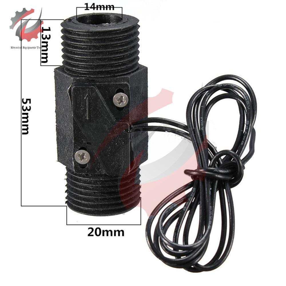 AC 220V 3A 22MM Plastic Water Flow Switch Vertical/Horizontal Automatic Water Flow Sensor Magnetic Welding Cutting Machine