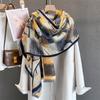 Winter Scarves Soft Warm Cashmere Shawl Thickened Long Tassel Shawl Warm Scarf Fashion Print Design Women Man Scarf Poncho