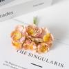 Peony Silk Flowers Simulation Small Tea Flowers Fake Flowers DIY Flower Ball Handmade Wreath Decoration Small Bouquets Shooting Props Fake Flowers