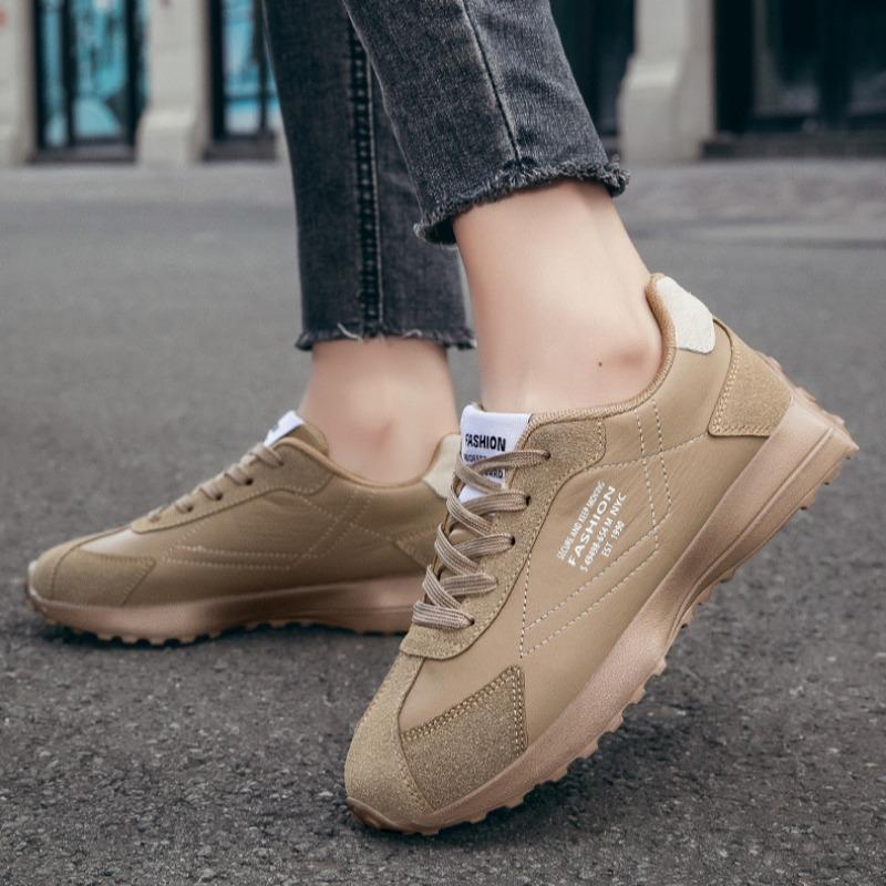 Women's New Casual Versatile Leather Soft-soled Forrest Gump Shoes