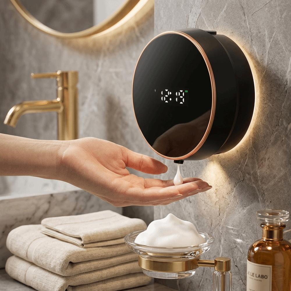 IPX5 Waterproof Automatic Soap Dispenser Type-C Rechargeable Smart Soap Dispenser Home Use