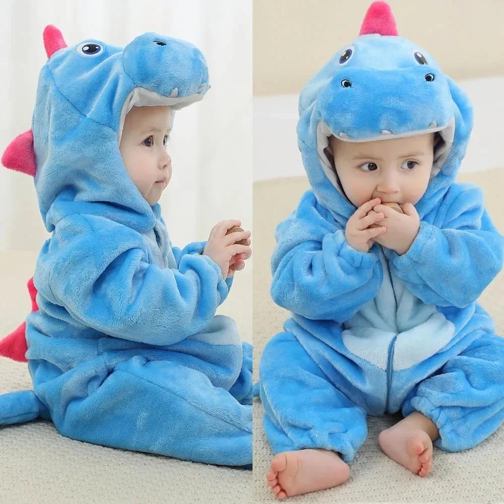 Kigurumi Cat Onesie Kids Unicorn Pajamas for Children Animal Cartoon Blanket Sleepers Baby Costume Winter Boy Girl Jumspuit