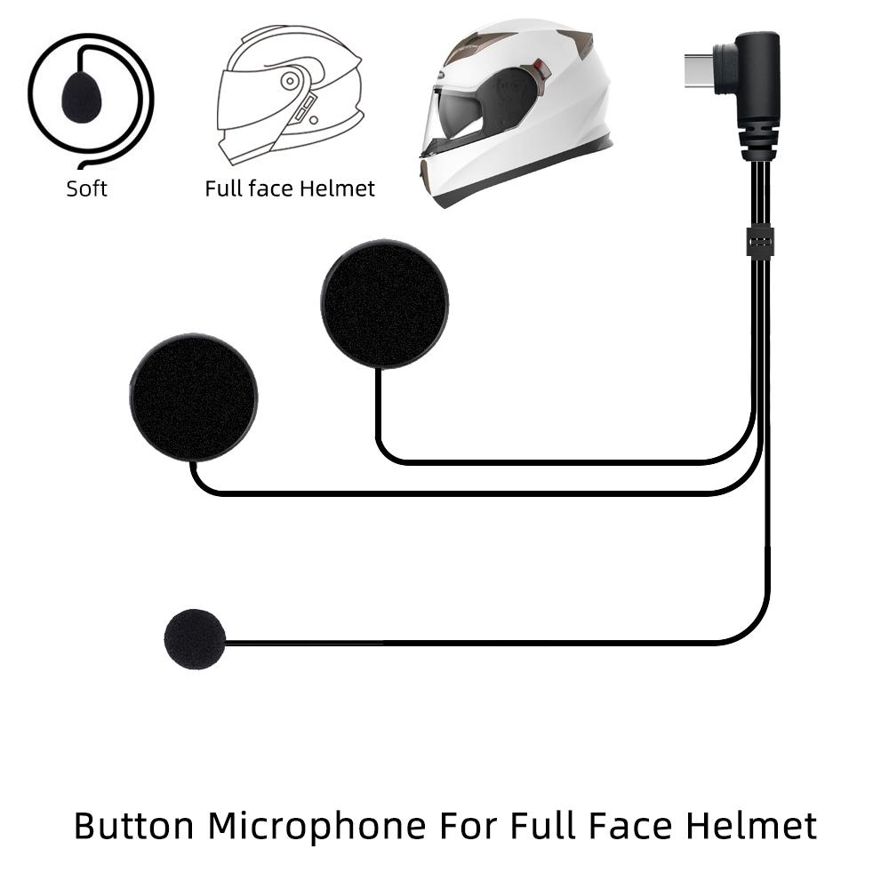 WAYXIN T2 Motorradhelm-Headset für 2 Fahrer Bluetooth Intercom-Kopfhörer Moto Communicator Lautsprecher Interphone Headset Biker