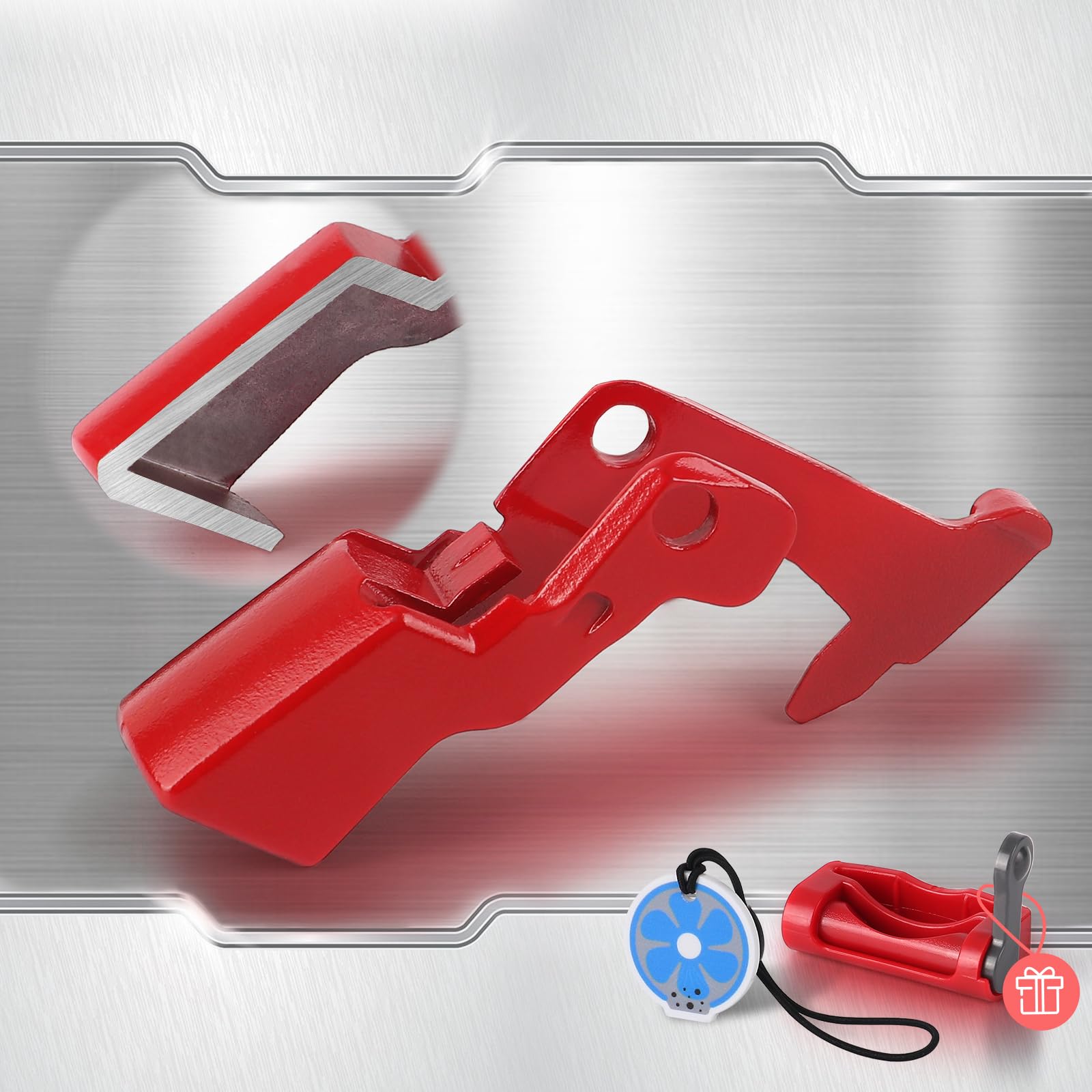 

Super Alloy Trigger Switch Replacement for Dyson and SV14 Vacuum Trigger Power Button Repair Accessory with Trigger Lock and Unlocker V10, SV12, V11, червоний