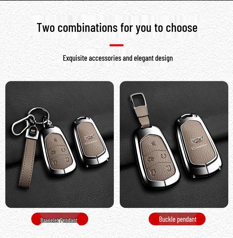 Cadillac Key Fob Shell for 13/14 XTS, Old CTS, Escalade, SLS, Seville, SRX - Suitable for Men & Women