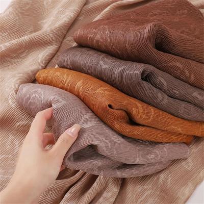 Large Size Silkly Stain Scarf Women Plain Foulard Femme Luxury Hijab Long Bandana Evening Party Dress Shawls And Wraps