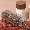 6PCS Transparent Wooden Lid Mini Glass Bottles 10/20/30 ML Mini Tea Bottle  Seasoning