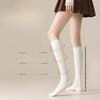 Woolen Calf Socks, Thickened for Autumn and Winter, Thigh-high Socks for Beautiful Legs, Compression Stockings for Women