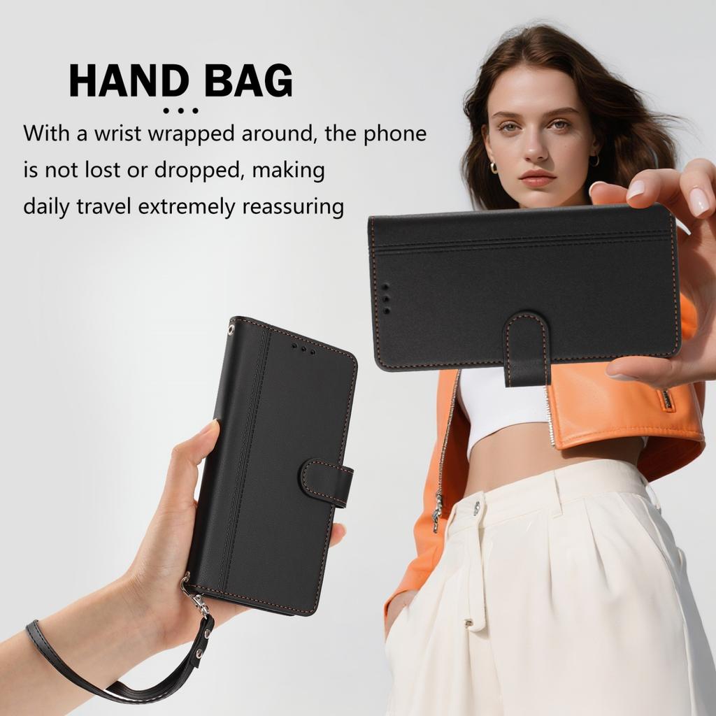 PU Leather Flip Phone Case For Samsung Galaxy S6 S7 Edge S8 S9 Plus S10 S20 FE S21 S22 Ultra Holder 9 Card Slots Wallet Cover