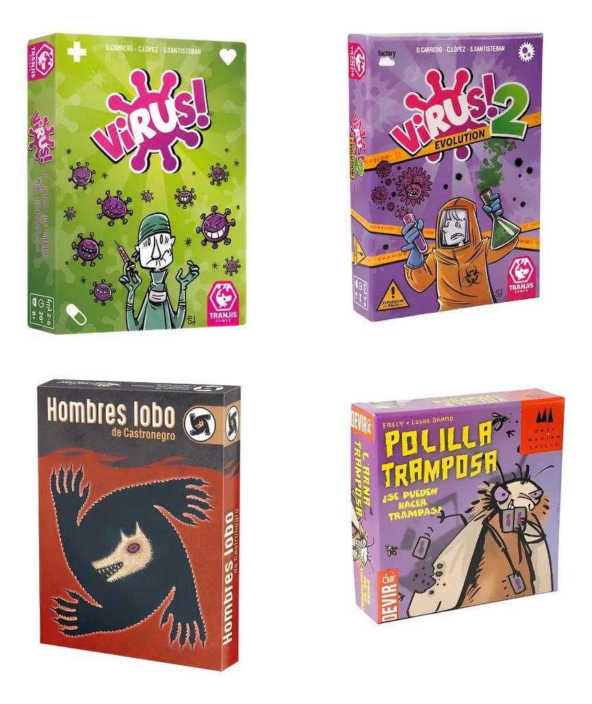 Cross-Border Fun: Spanish-English Virus Infection Party Card Game