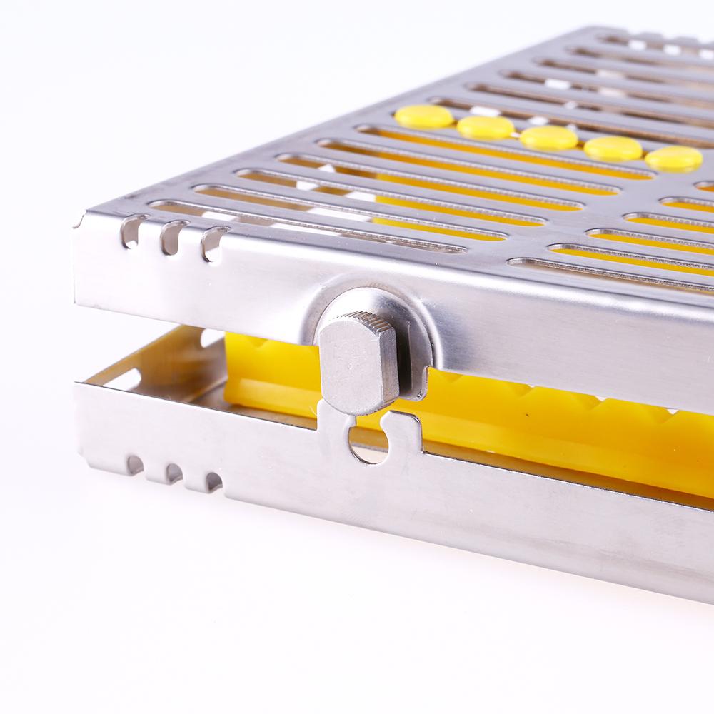 5/10/20 Holes 1 Piece Dental Stainless Steel Disinfection Placing Box Tray for Dental Instrument Disinfection Plate