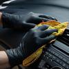 100/50/20PCS Black Nitrile Gloves Disposable Thick Powder Free Cleaning Gloves Textured Kitchen Household Mechanic Tattoo Gloves