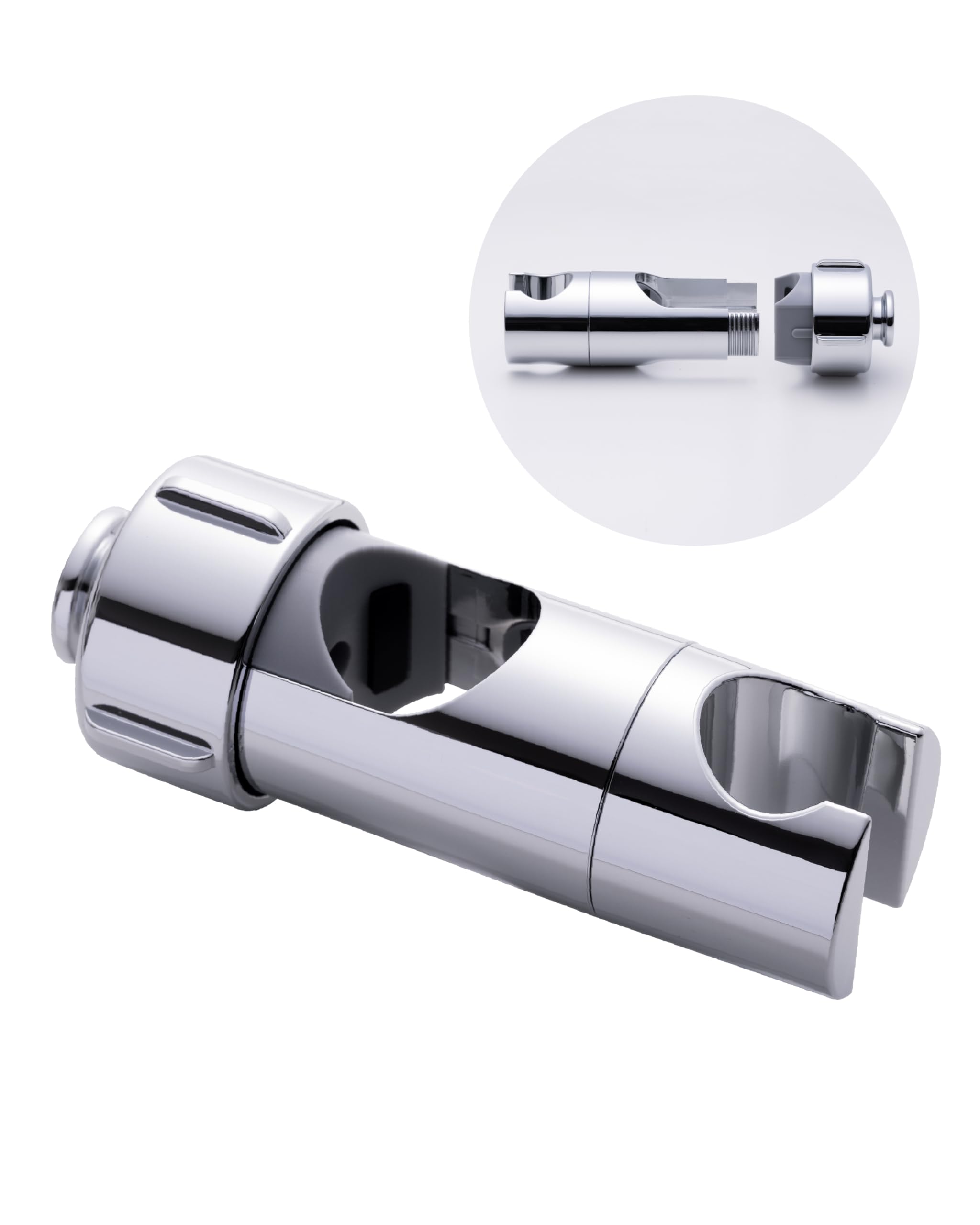 

PREMM Shower Japanese Standard Size with 30mm 32mm Shower Aftermarket Angle Hook, (Compatible - Bars, Replacement, Type, 360-Degree Adjustment) белый