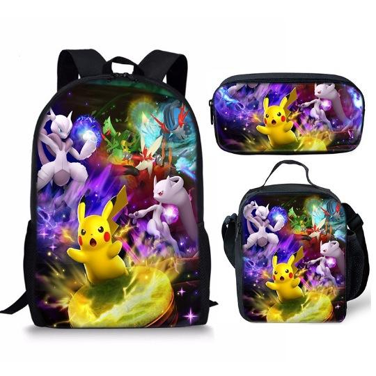 Primary And Secondary School Students Schoolbag Cartoon Backpack Breathable And Wear-Resistant Children'S Backpack Satchel Pencil Bag Set