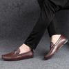 Fashion Mens Loafers Men Casual Spring Autumn Casual Shoes 2024 Luxury Brand Men's Business Shoes Genuine Leather for Men Slip On Shoes