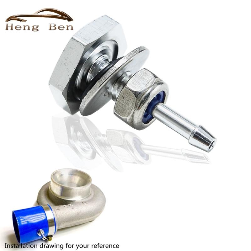HB Turbocharger Silicone Pipe Boost Hose Nipple Turbo Adapter Vacuum Vac Gauge Fitting