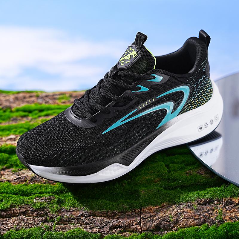 

Новые кроссовки мужские дышащие модные высококачественные удобные легкие повседневные спортивные кроссовки для бега и тенниса женские мужские Mulher 43 чёрный