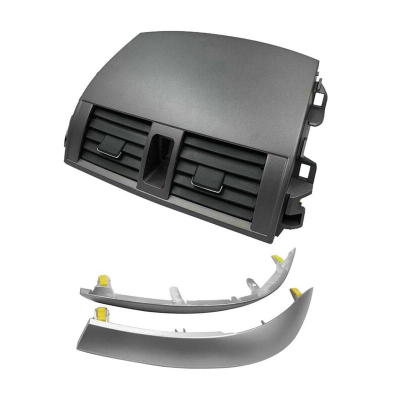 Car Center Dash A/C Outlet Air Vent Panel With Trim Strip For Toyota Corolla 2009 2010 2011 2012 2013 55670-02160