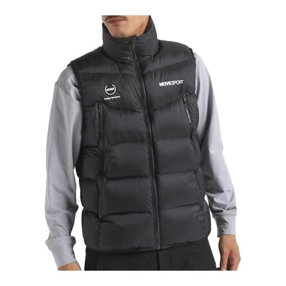 [Move Sports] Жилет-стойка Descente SMART MOVE Пуховый жилет Легкий Теплосберегающий Водоотталкивающий Ветрозащитный Городской Использование Для просмотра игр