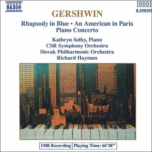 

CD CATHERINE SELBY (P), GERSHWIN, RICH - Gershwin: Piano Concerto Japan ObiClassical Used