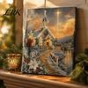 Faux Pearl Art Kit Christmas Church Kit, Painting DIY 15.75 Crafting Supplies for Home X 11.81 Inch Beginners Craft Adults, Relaxing Decor Crafts