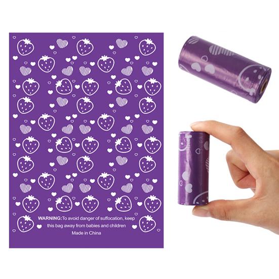 30Pcs Pet Waste Bags Biodegradable Dog Poop Bags Tear-off Cute Scented Dog Waste Bags for Odor Control Leak-proof Pet Waste Disposal