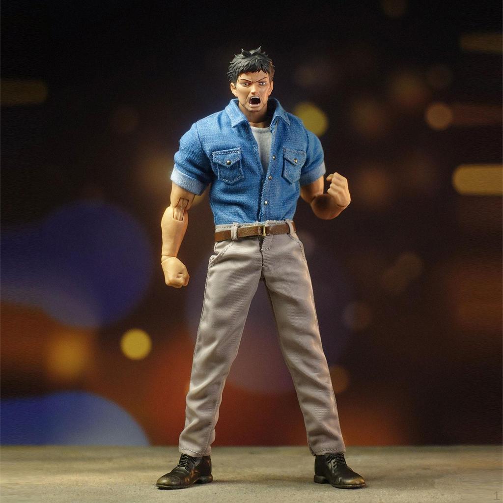 1:12 Scale Figure T Shirt Costume Versatile 2 inch Length Stylish Cosplay Fashion Toy Decor Body