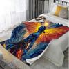 Kawaii A-Avatare Decken Flauschige Decke für Bett Camping Pelzig Neujahr Zuhause und Dekoration Tagesdecke die Anime Sofas Sofa Überwurf