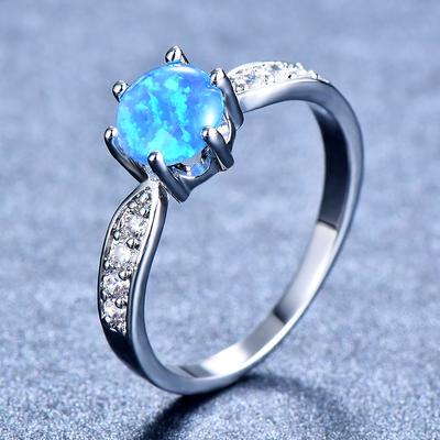 Damen Sechs-Krappen-Ring Exquisiter Schlichter Ring