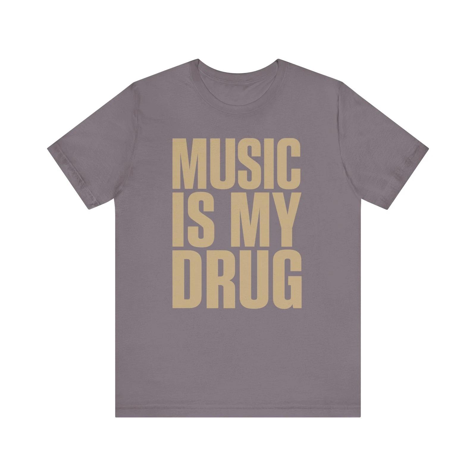 Music Is My Drug Unisex Tee, Music Lover Gift, Relaxed Fit Shirt, Concert [...] 2XL
