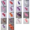 Plastic Phalaenopsis Branch Moisturizing Real Touch Orchids Simulation Flower  Office Decor