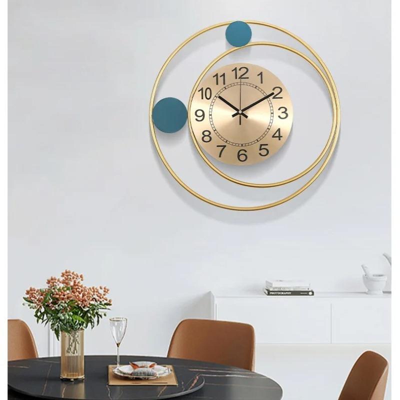 Silent Modern Minimalist European Style Wall Clock 42X42cm Fashion Wall Decor For Home Living Room Bedroom