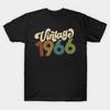 Herren Schwarzes Print-T-Shirt Vintage 1966 Retro, 60. Geburtstag, 60. Geburtstag, Gut gereift, Limitierte Auflage, Geburtstag No-Cut Transferpapier-Print Baumwoll-T-Shi