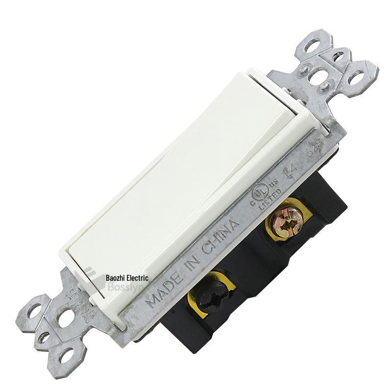 American Standard Single-Gang Two-Way Wall Switch, 15A 120/277V