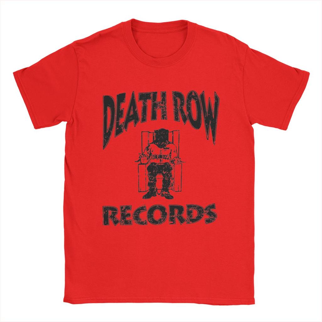 Death Row Records T-Shirt für Herren Mode 100% Baumwolle T-Shirts Rundhals Kurzarm T-Shirt Neue Ankunft Kleidung